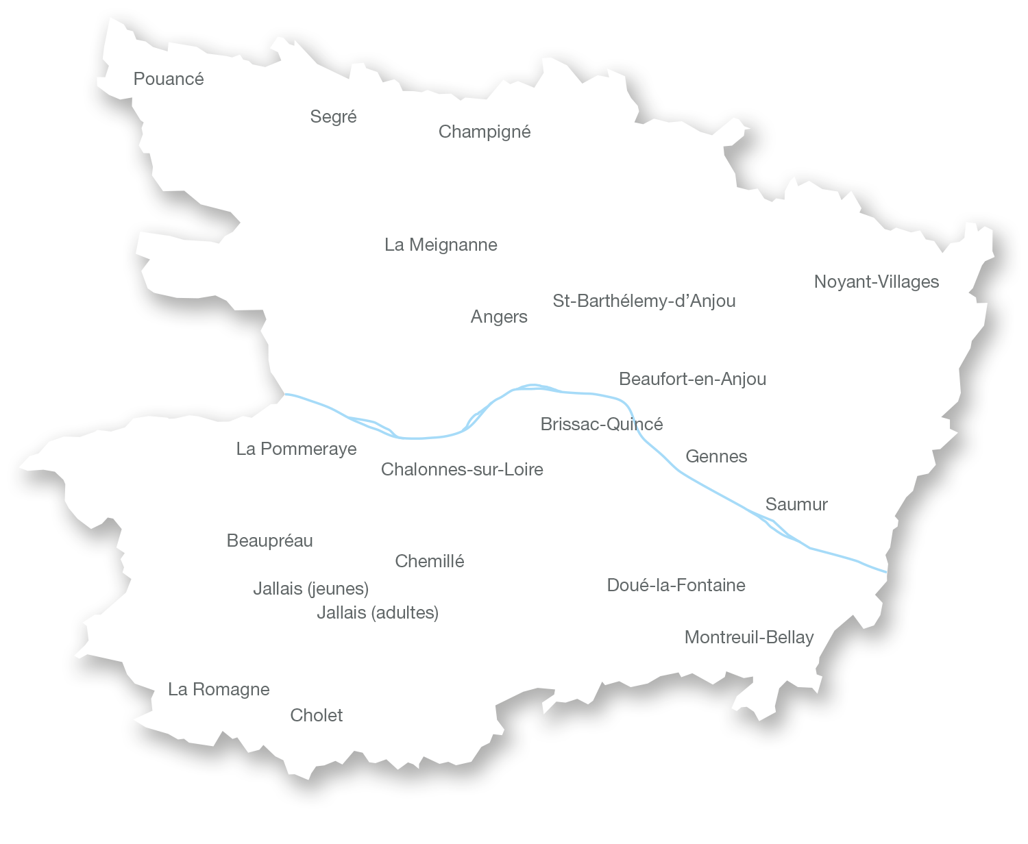 carte MFR maine et loire